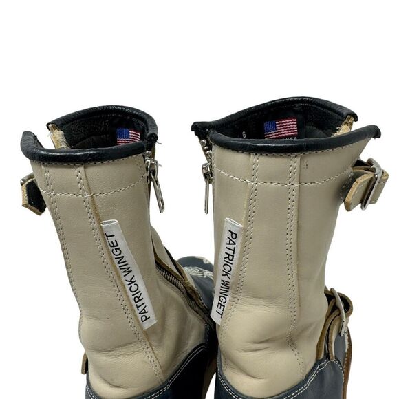 Patrick Winget Two Thousand Never 6 Boots Embroidered Floral USA Made Mens READ - Picture 11 of 16